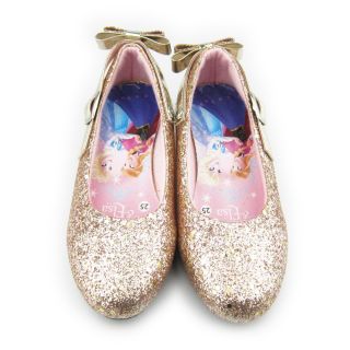 รองเท้าคัชชูมีส้นลายเจ้าหญิงfrozen-MF1099GO